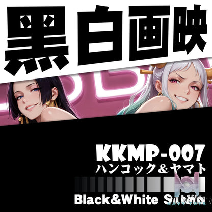B&W Studio – One Piece Boa Hancock & Yamato 3D Decorative Paintings
