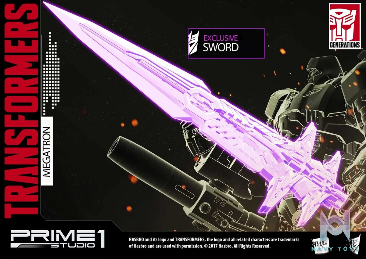 Prime 1 Studio – Premium Masterline Transformers: Generation 1 Megatron PMTF-02 PMTF-02EX PMTF-02AG PMTF-02GL(Licensed)