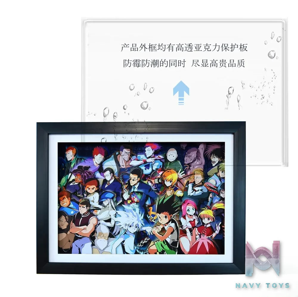 KALA HOME Studio – Hunter x Hunter Multiple Characters #01 3D Decorative Painting Hunter x Hunter