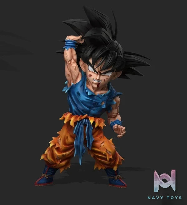 Power Studio - Dragon Ball Spirit Bomb Goku resin statue Navy Toys anime figure