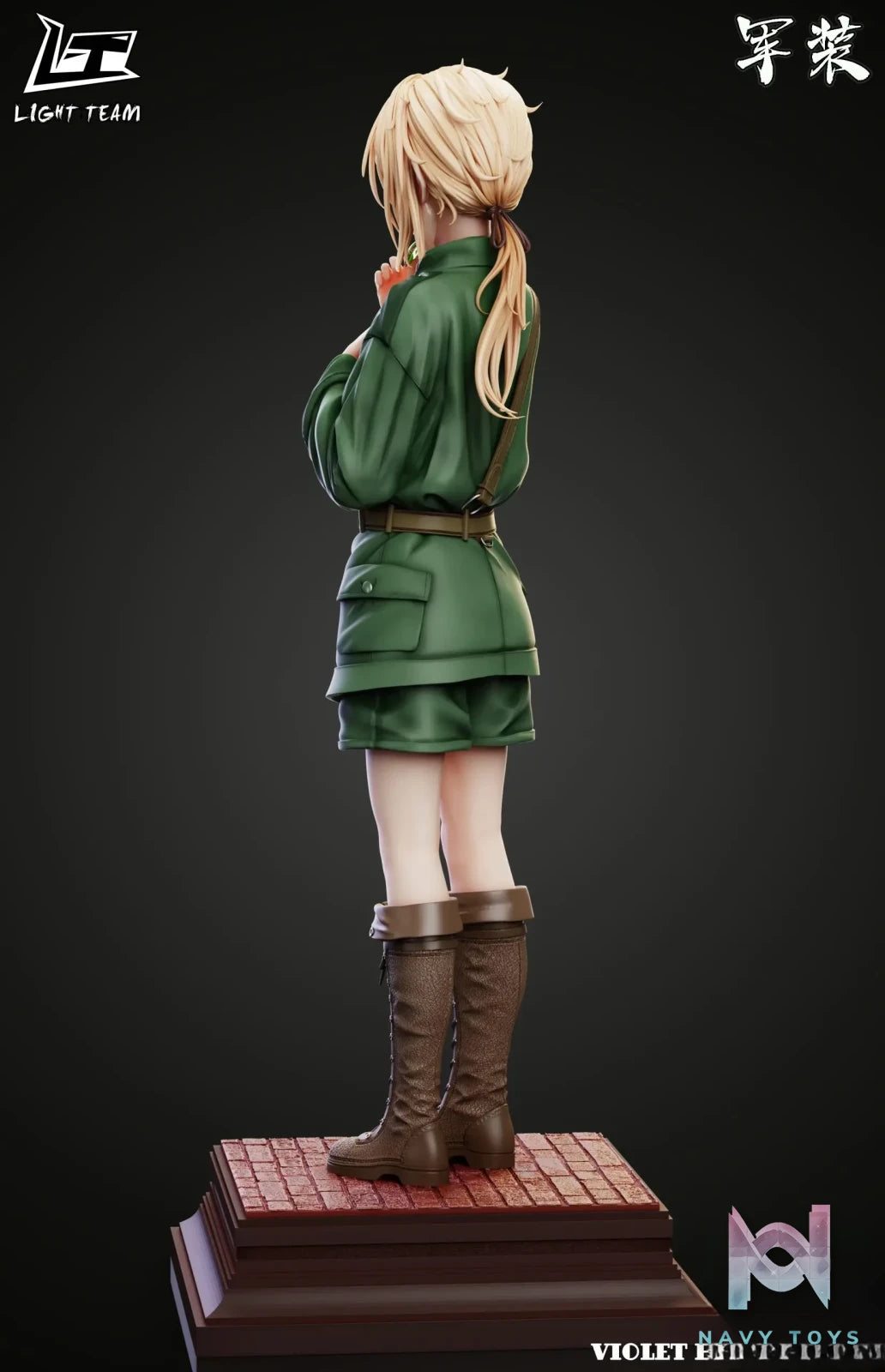 LIGHT TEAM Studio – Violet Evergarden Childhood Military Uniform Violet