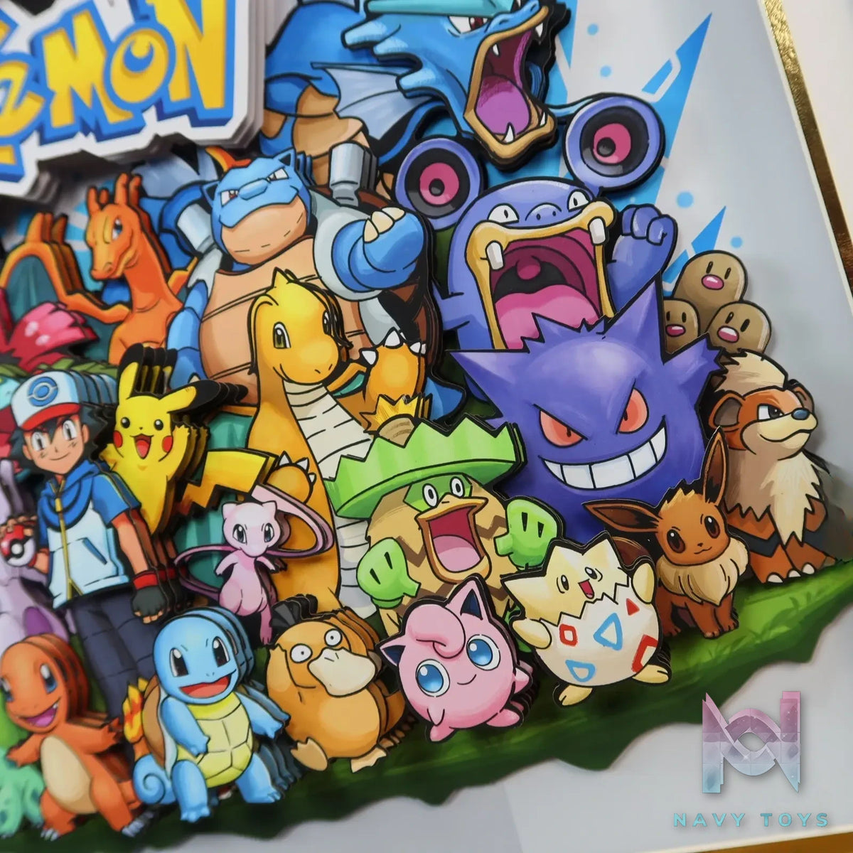KALA HOME Studio – Pokémon Multiple Characters #04 3D Decorative Painting Pokémon
