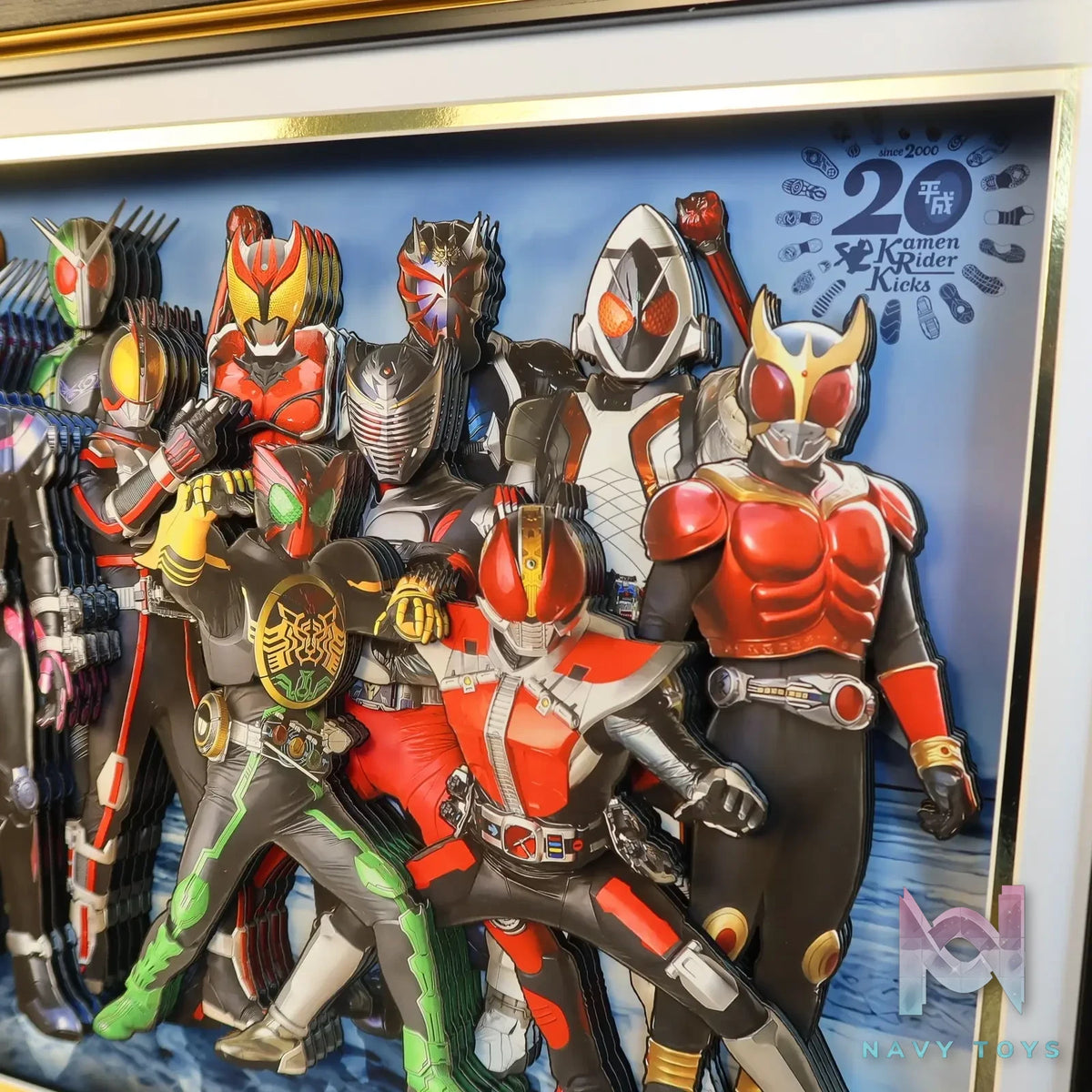 KALA HOME Studio – Kamen Rider Multiple Characters #01 3D Decorative Painting Kamen Rider
