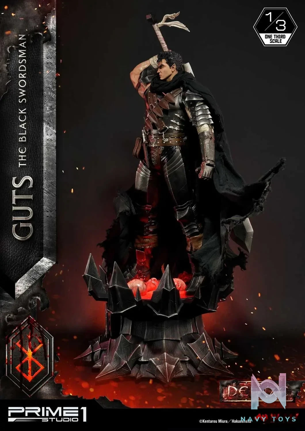 Prime 1 Studio – Museum Masterline Berserk Guts The Black Swordsman MMBR-01 MMBR-01DX (Licensed)