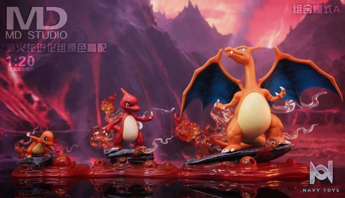 MD Studio – Pokémon Charizard Evolution Set