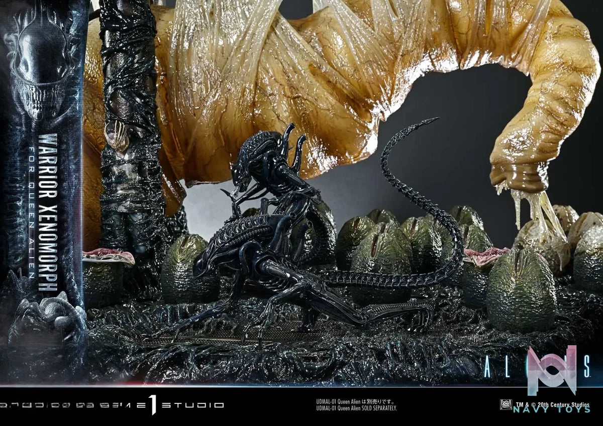 Prime 1 Studio – Ultimate Diorama Masterline Aliens (Film) Warrior Xenomorph for Queen Alien UDMAL-02 (Licensed)