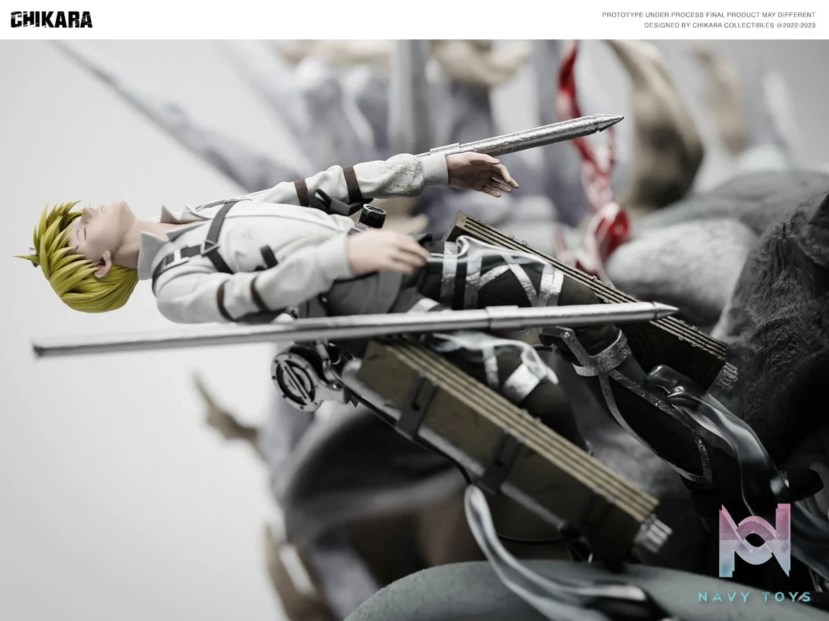 Mikasa & Armin - Attack On Titan - Chikara Studio resin statue Chikara Studio anime figure