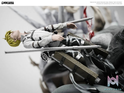 Mikasa & Armin - Attack On Titan - Chikara Studio resin statue Chikara Studio anime figure
