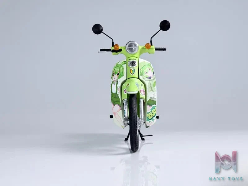 PLUM – 1/12 NEXT Tohoku Zunko: Zundamon Project Honda Super Cub (Zundamon Edition) Plastic Model (Licensed)