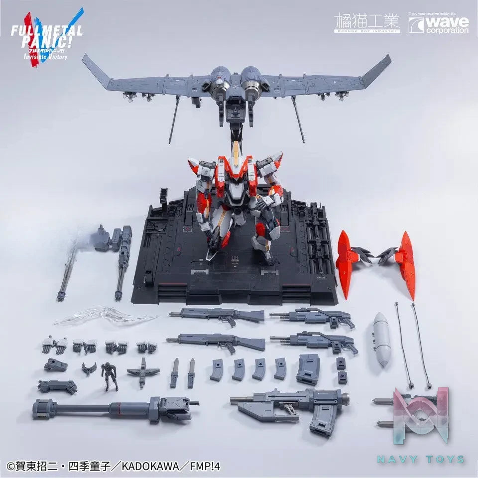 Orange Cat Industry X WAVE – 1/35 Full Metal Panic! ARX-8 Laevatein Plastic Model Kit (Licensed)