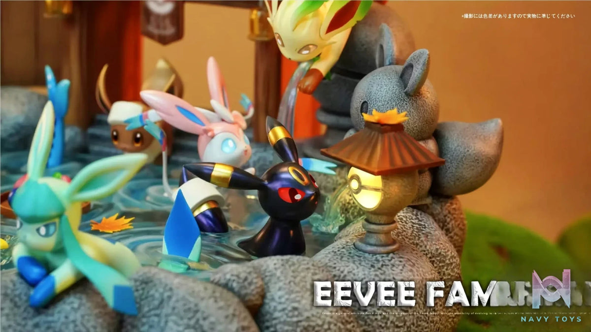 TiaoTiao Hall Studio & CM Studio – Pokémon Ecological Landscape Series Eevee Hot Spring