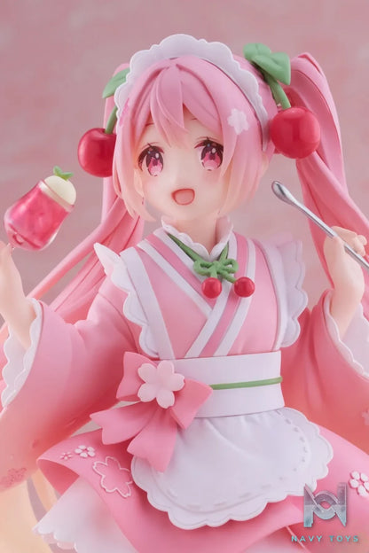 Taito – Piapro Characters – Hatsune Miku – Coreful Figure – Sakura, Wafuu Kissa ver. (Licensed)
