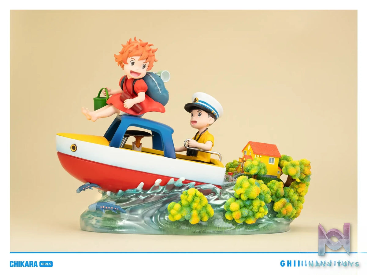 CHIKARA Studio – Ponyo on the Cliff Desktop Series Ponyo on the Cliff