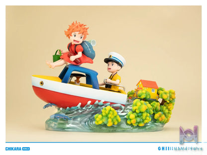 CHIKARA Studio – Ponyo on the Cliff Desktop Series Ponyo on the Cliff