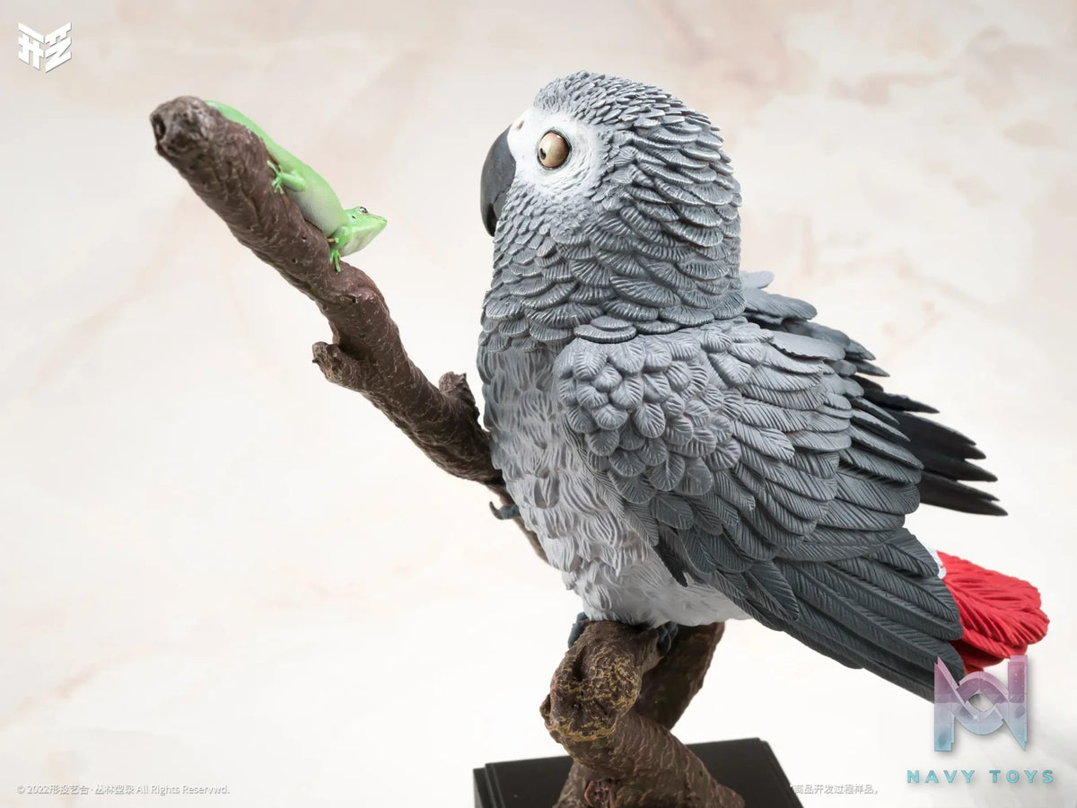 Xing Tou Yi He Studio – Jungle Catalog 004 Psittacus erithacus African Grey Parrot Juan (Licensed)