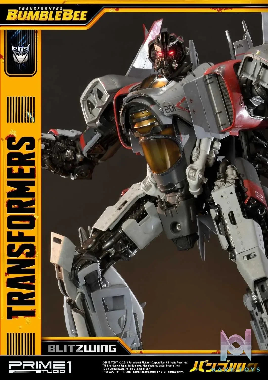 Prime 1 Studio – Museum Masterline Transformers: Bumblebee (Film) Blitzwing MMTFM-25 MMTFM-25EX(Licensed)