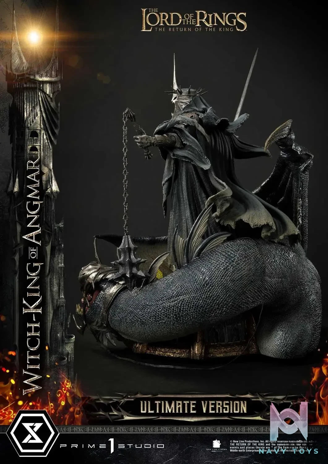 Prime 1 Studio – Premium Masterline The Lord of the Rings: The Return of the King (Film) Witch-King of Angmar PMLOTR-10 PMLOTR-10UT (Licensed)