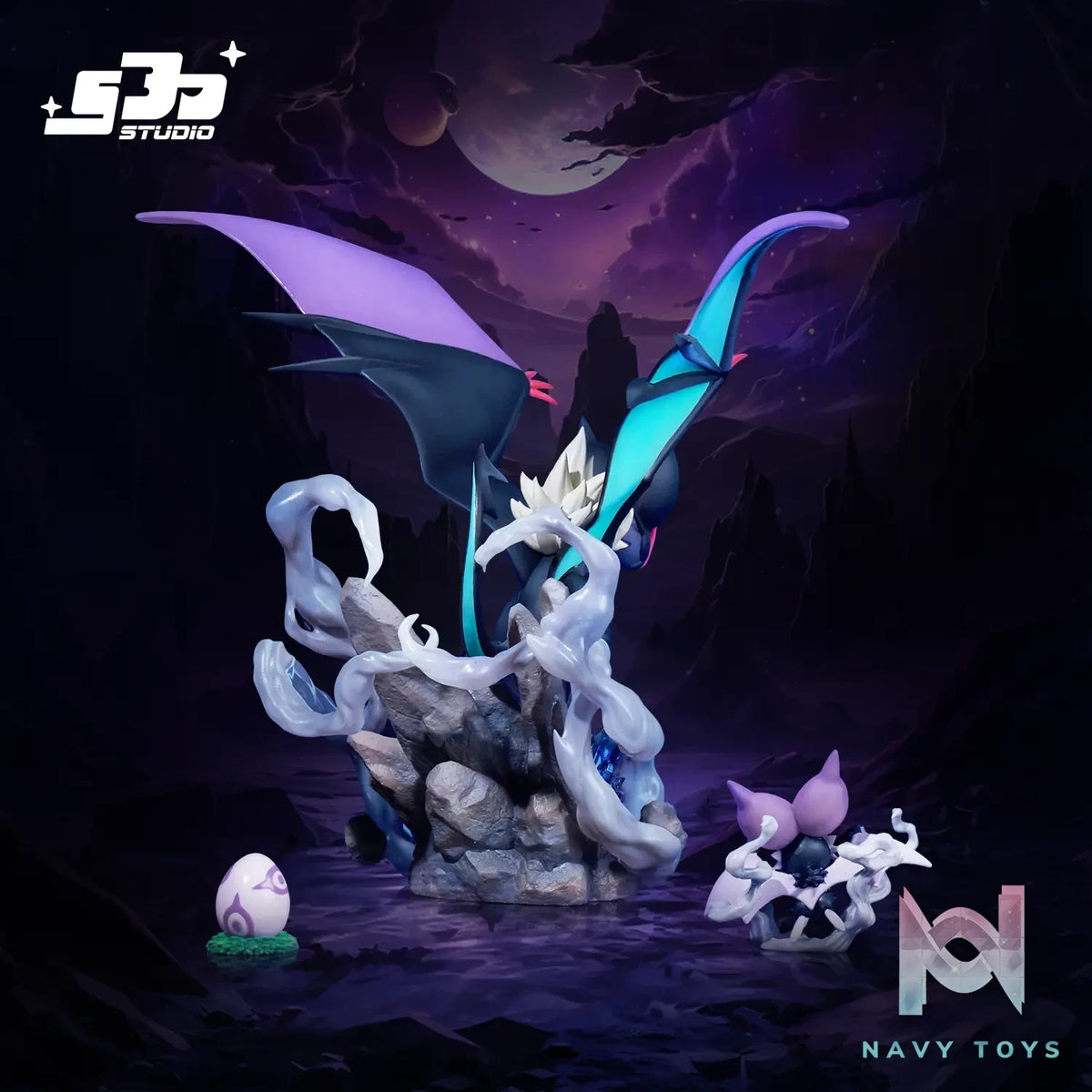 SJD Studio – Pokemon Noivern Evolution Group