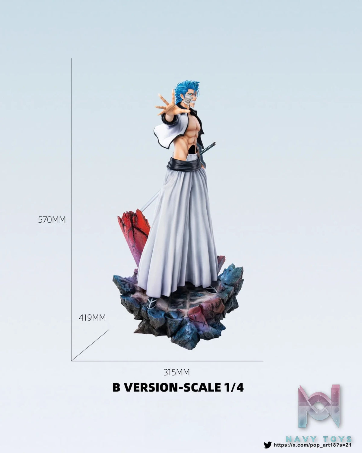 POP.ART Studio – Grimmjow Jaegerjaquez Bleach