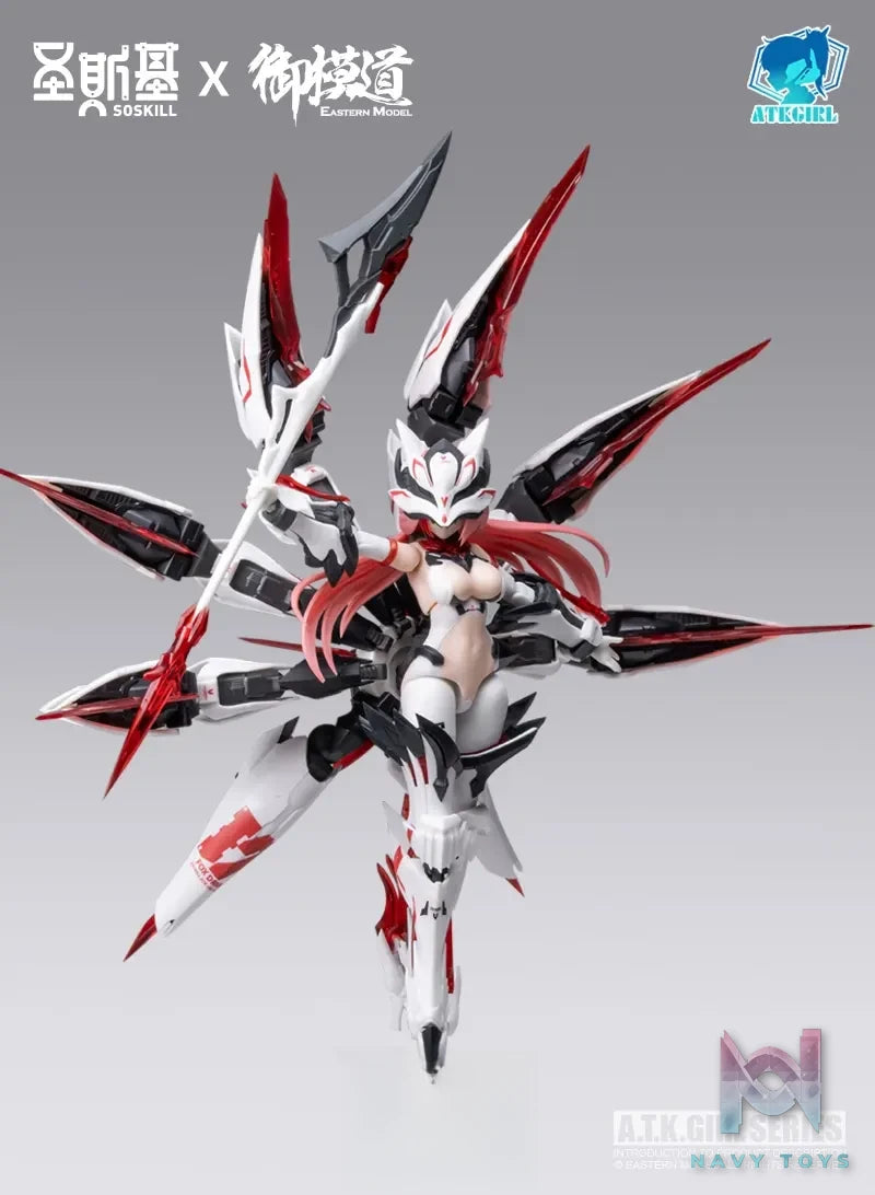 E-Model X SOSKILL – 1/12 Nine-Tailed Fox Daji Plastic Model Kit (Licensed)