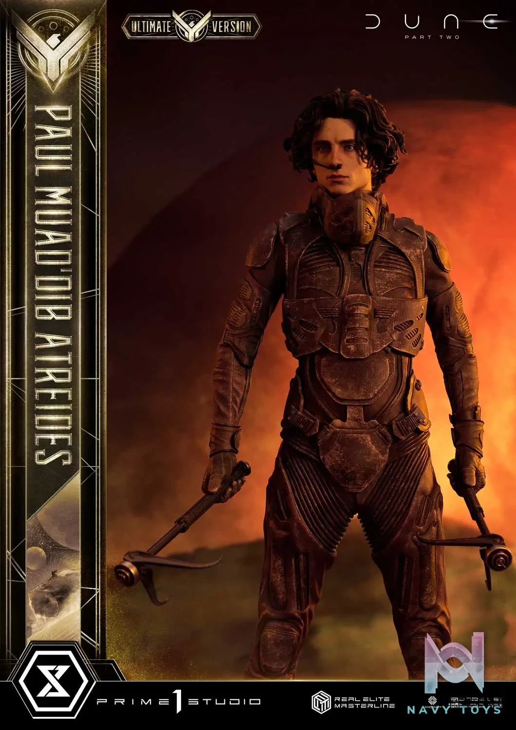 Prime 1 Studio – Real Elite Masterline Dune: Part Two (Film) Paul Atreides REMDUNE2-01 REMDUNE2-01UT REMDUNE2-01UTS (Licensed)