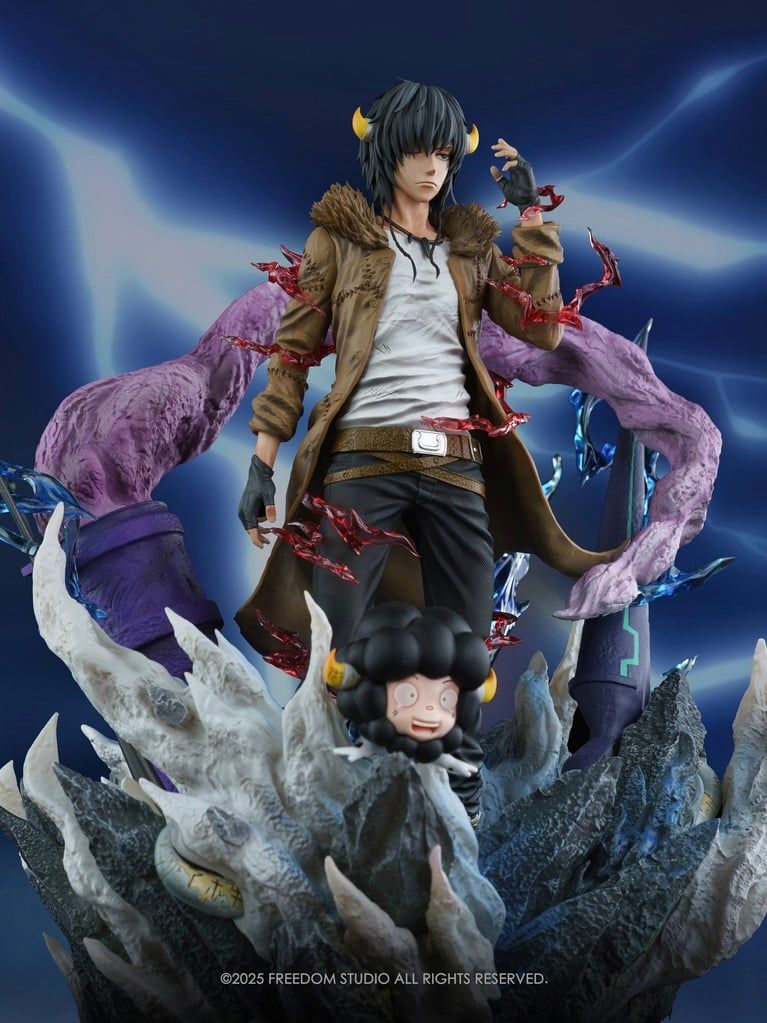 Lambo - Katekyo Hitman Reborn! - Freedom Studio resin statue freedom studio anime figure