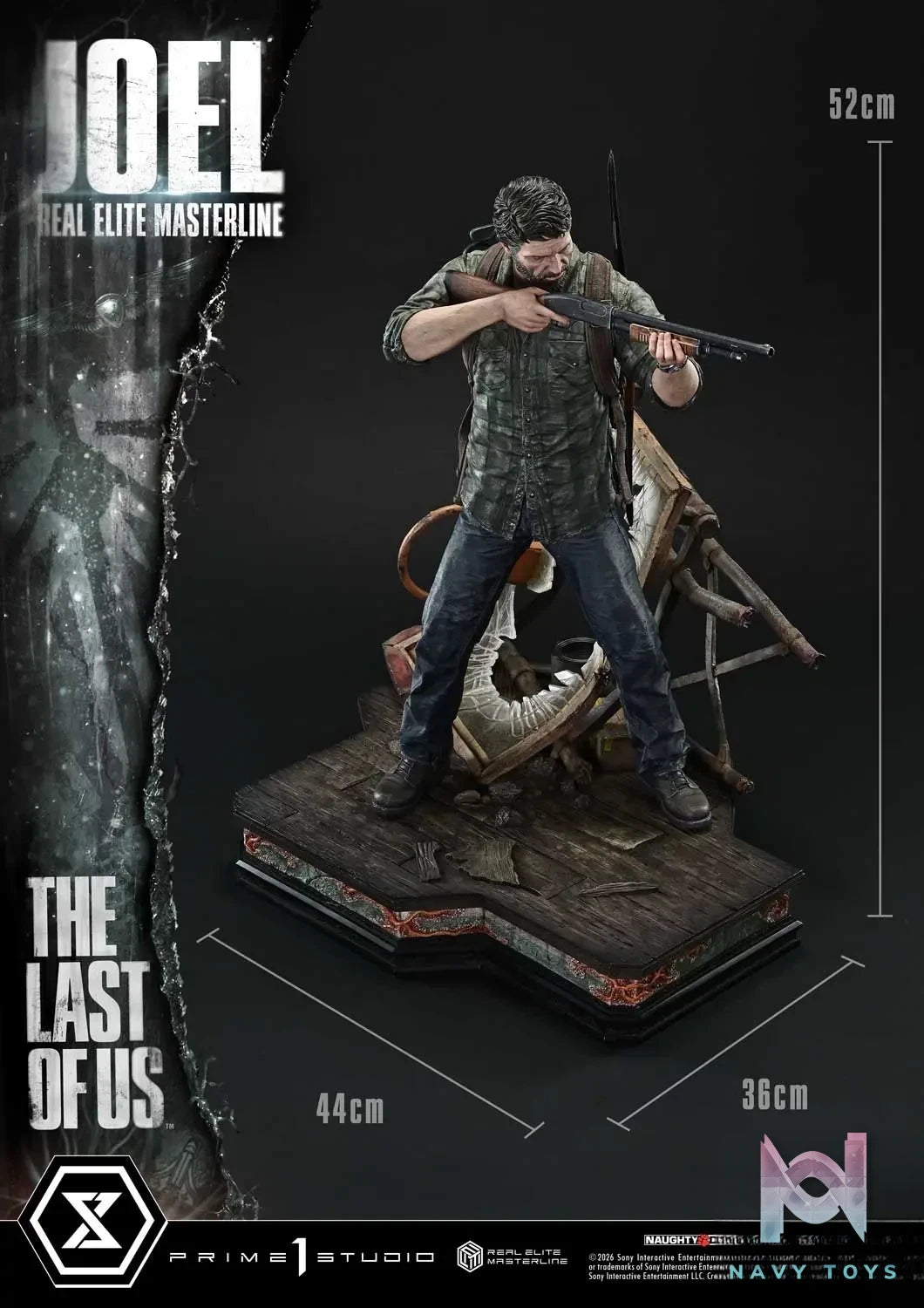 Prime 1 Studio – Real Elite Masterline The Last of Us Part I Joel REMTLOU-02 REMTLOU-02S (Licensed)