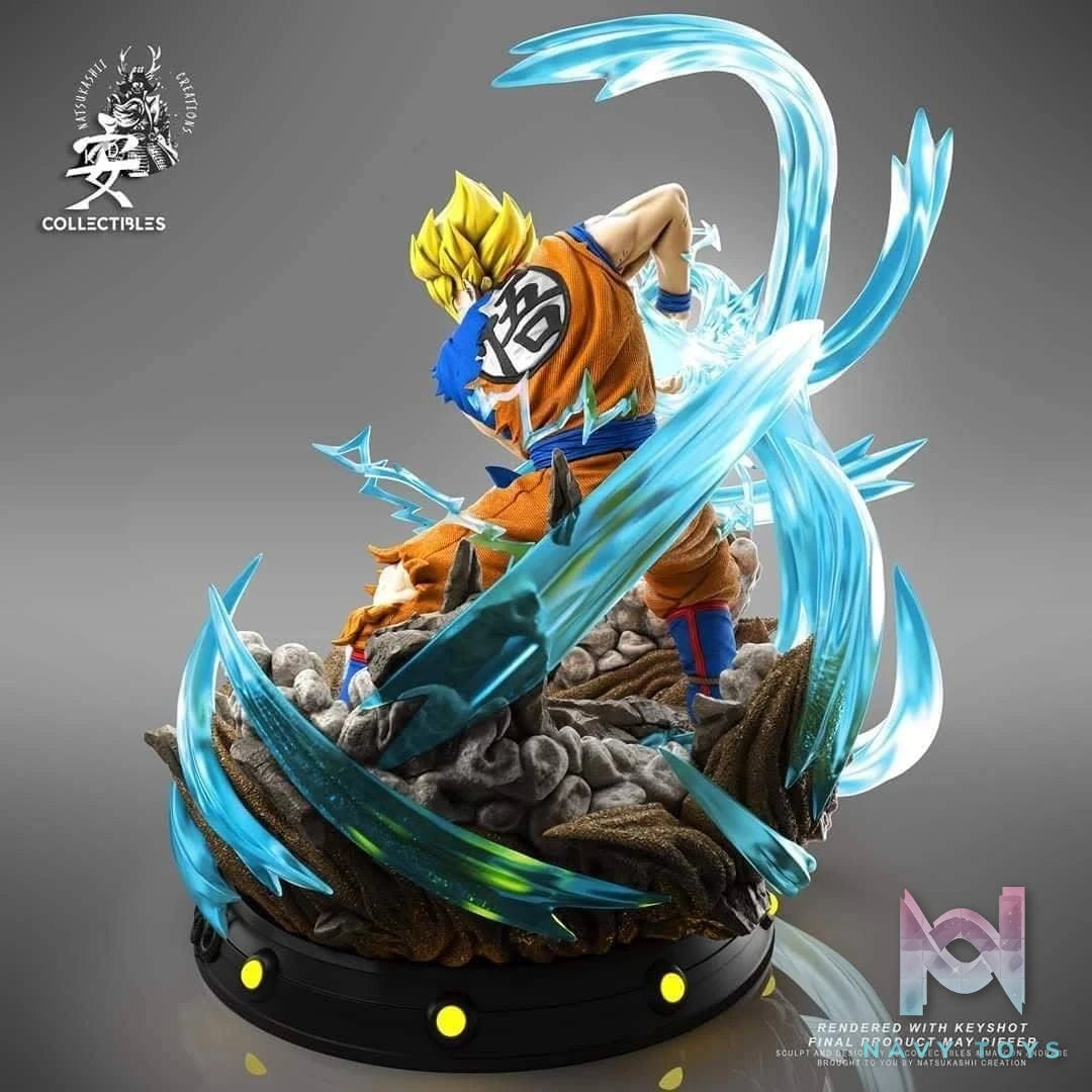 Son Goku Super Saiyan 3 - Dragon Ball - KD Collectibles resin statue kd collectibles anime figure