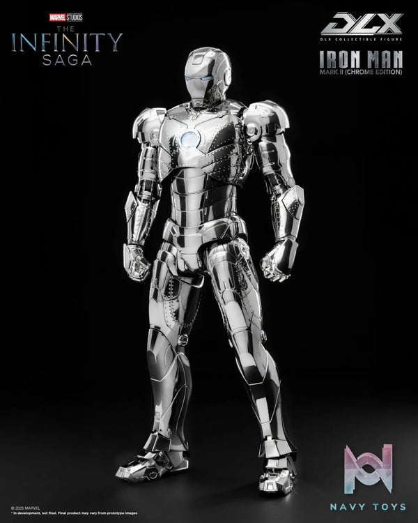 Threezero – Marvel Studios: The Infinity Saga DLX Iron Man Mark 2 Chrome Edition 3Z09240C0 (Licensed)