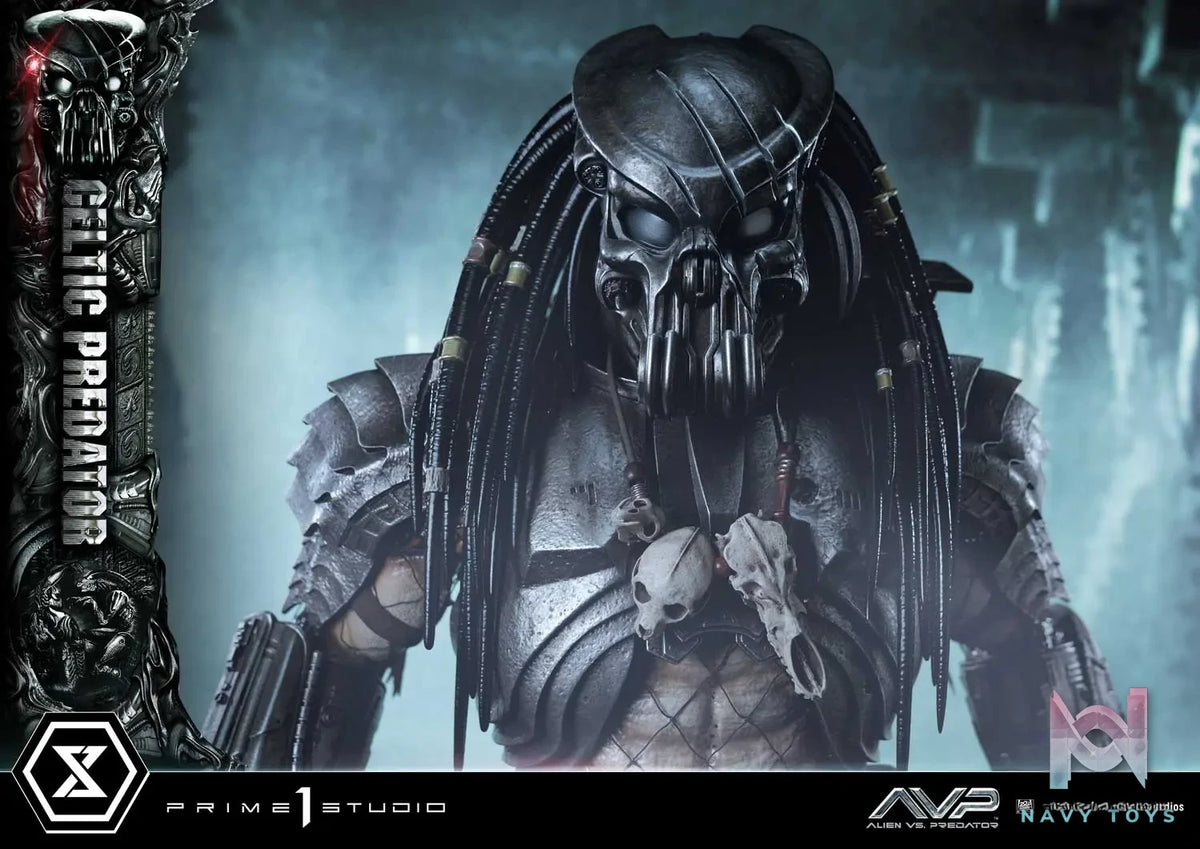 Prime 1 Studio Museum Masterline Alien vs. Predator Celtic Predator MMPR-05 MMPR-05S