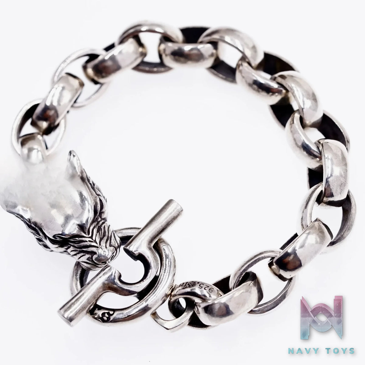 Raven Studio (silver jewelry) – Original Exclusive Design Wolf Head Bracelet Original