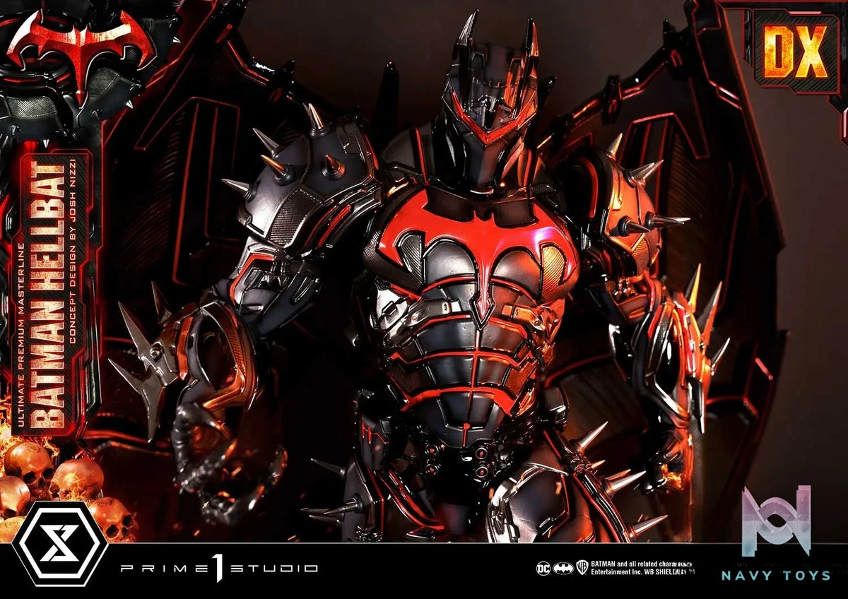 Prime 1 Studio – Ultimate Premium Masterline Batman (Comics) Batman Hellbat Concept Design by Josh Nizzi UPMDC-06 UPMDC-06DX UPMDC-06DXS (Licensed)