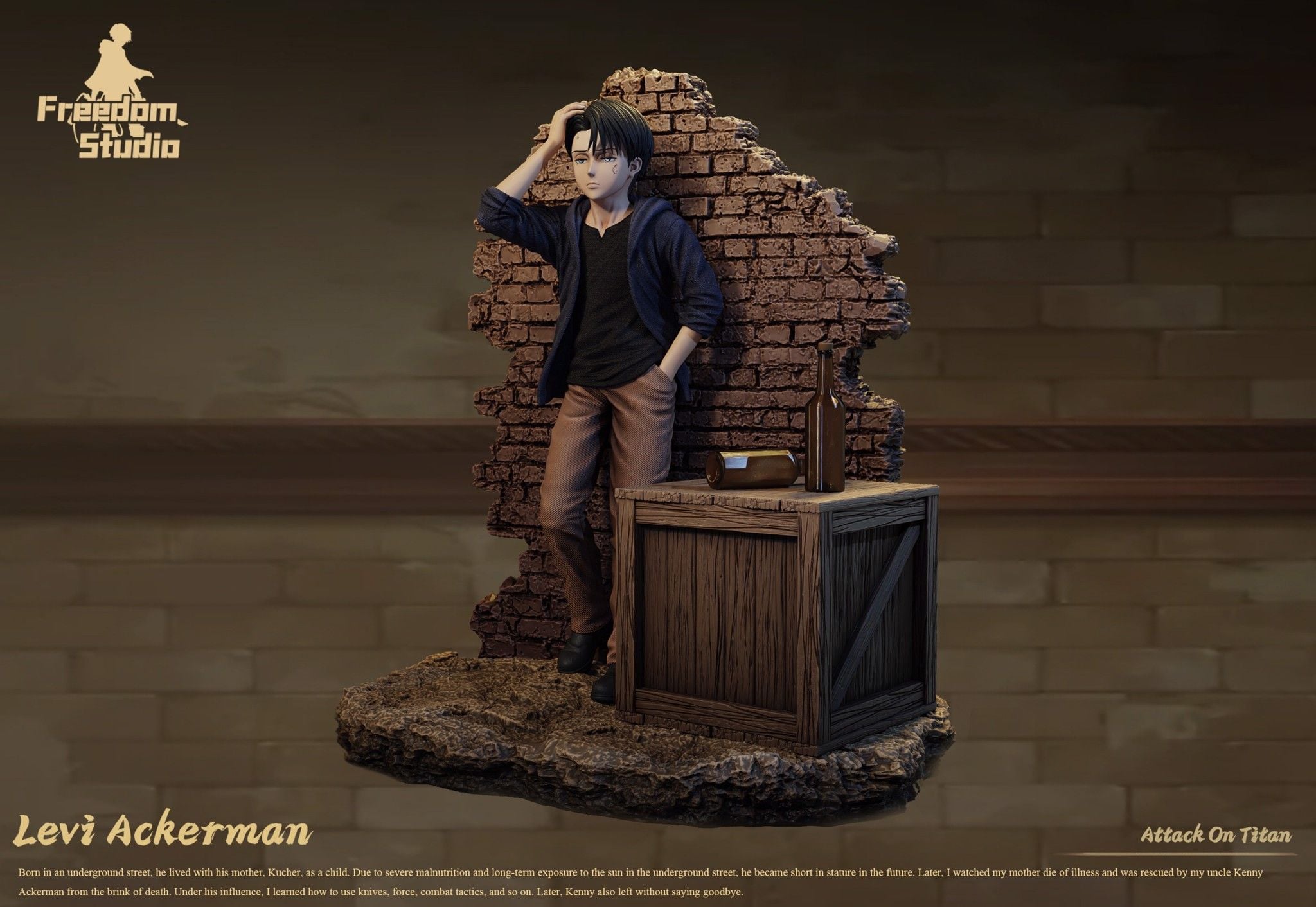 Levi Ackerman - Attack On Titan - Freedom Studio resin statue freedom studio anime figure