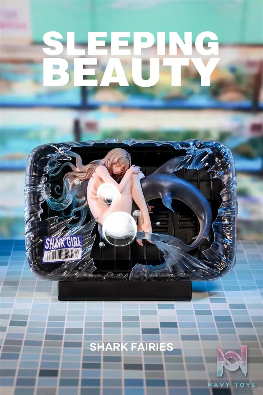 WeArtDoing Studio – Sleeping Beauty-Shark Fairies-Black Fin X Silver Fin (Licensed)