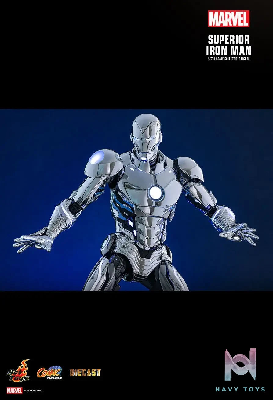 Hottoys – Marvel Comics Superior Iron Man 1/6th scale Collectible Figure CMS026D73 (Licensed)