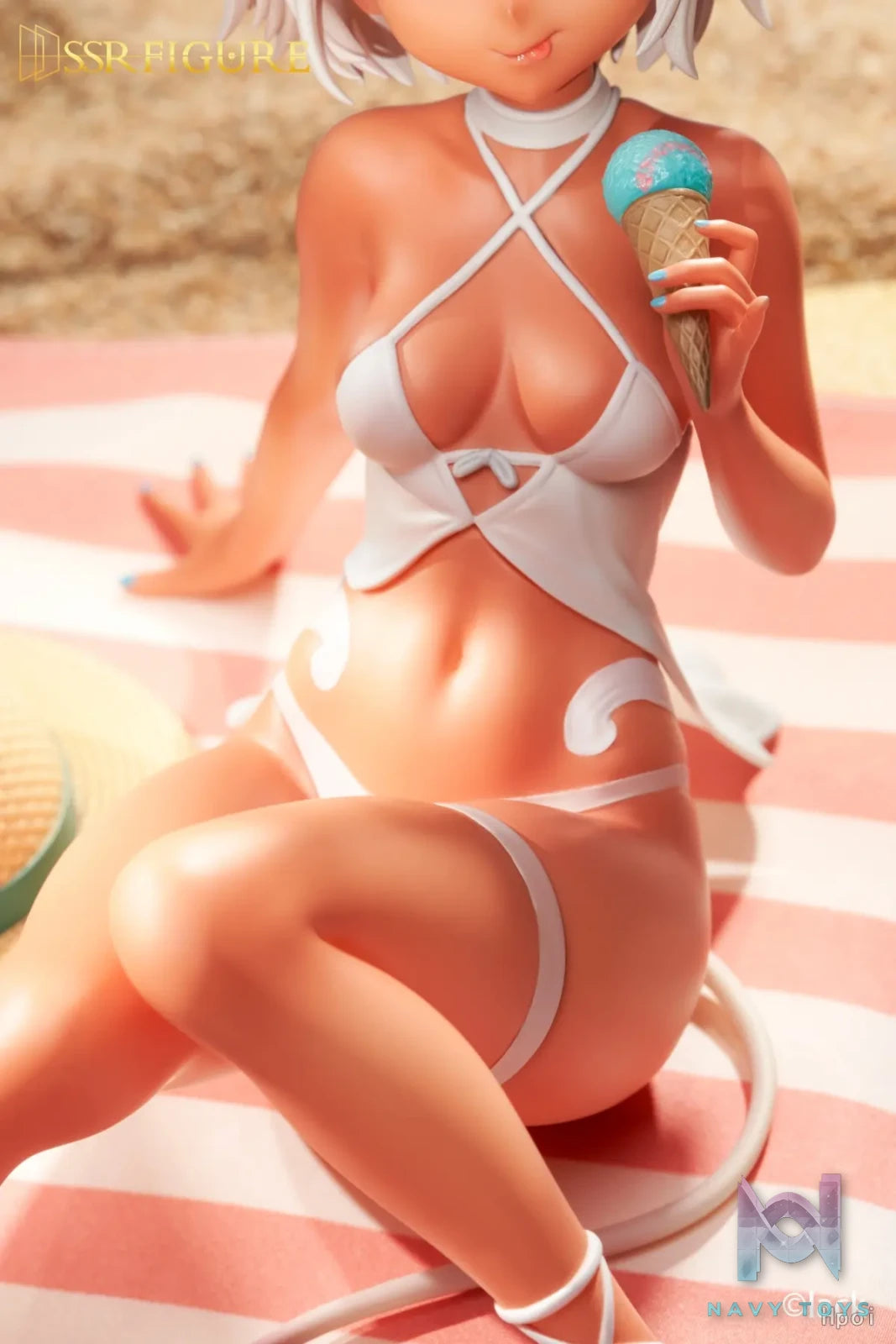 SSR FIGURE – Original SSR Figure Caffeine-chan & Dark Elf Dancer Summer Ver. (Licensed)