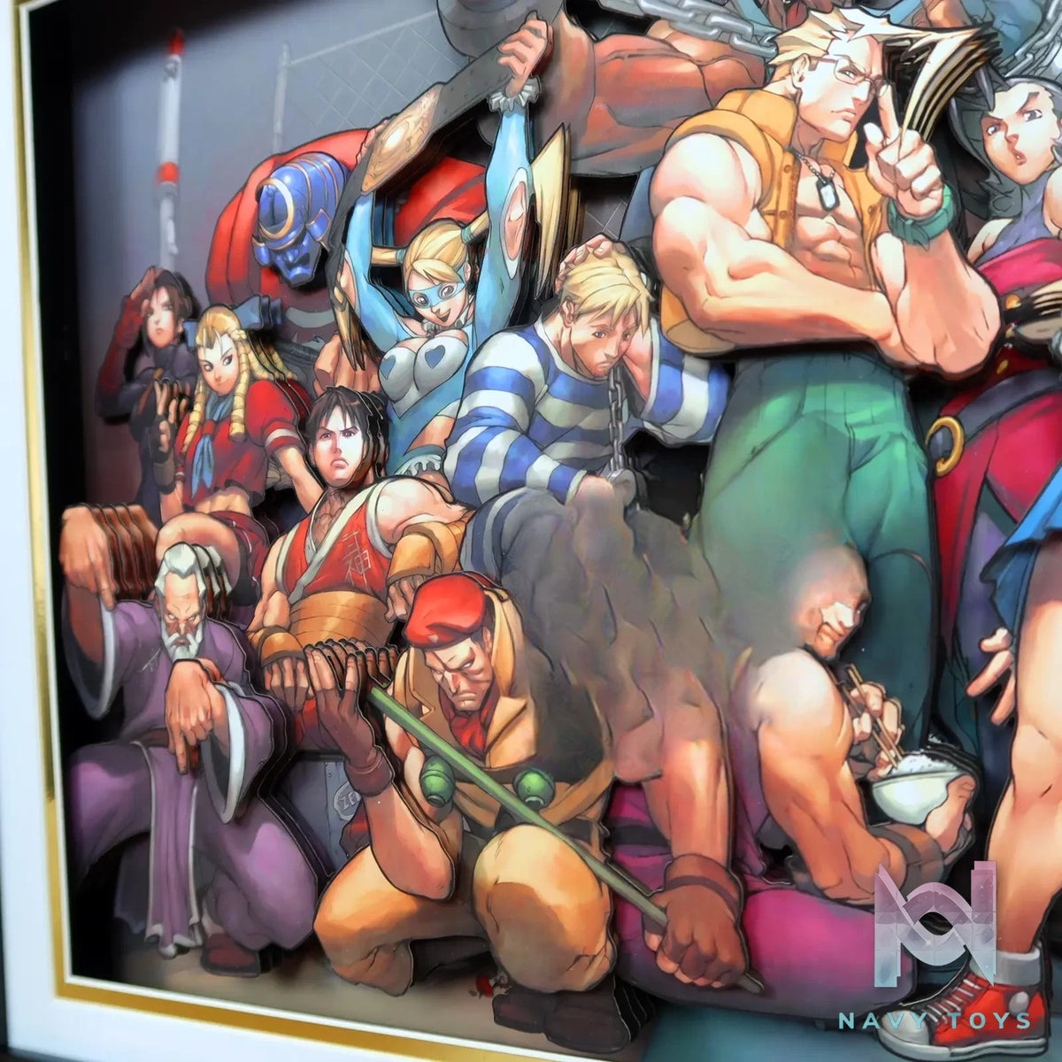 KALA HOME Studio – Street Fighter Multiple Characters #01 3D Decorative Painting Street Fighter