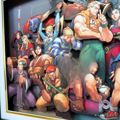 KALA HOME Studio – Street Fighter Multiple Characters #01 3D Decorative Painting Street Fighter