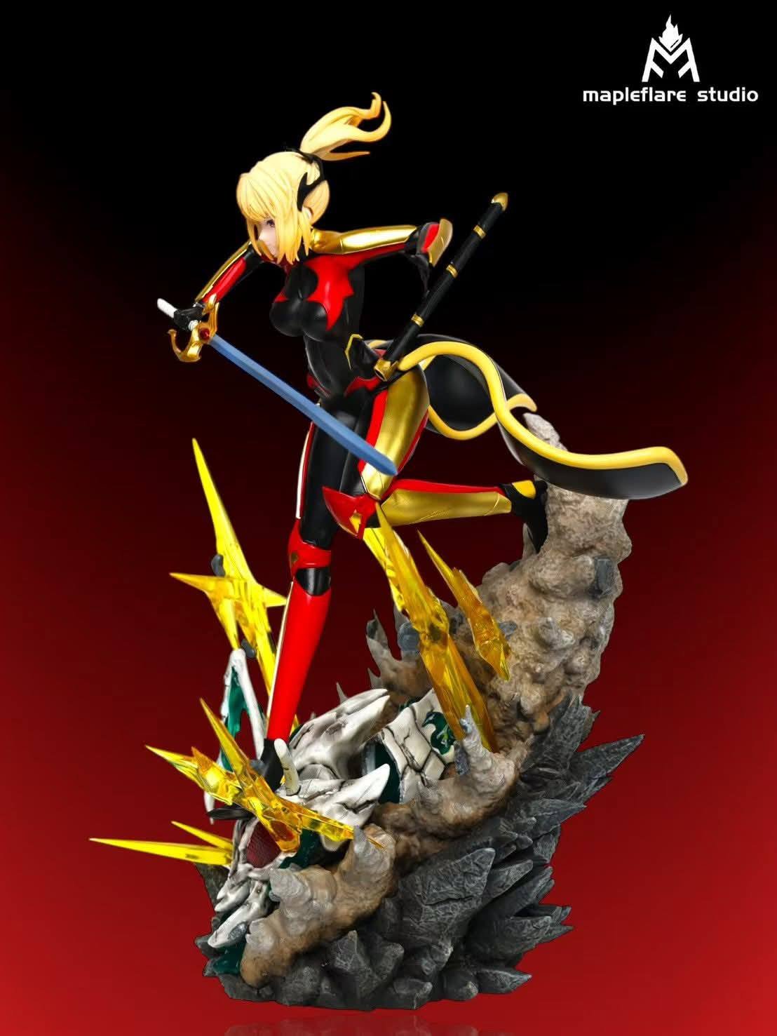Sung Jinwoo & Cha Hea In resin statue Mapleflare Studio anime figure
