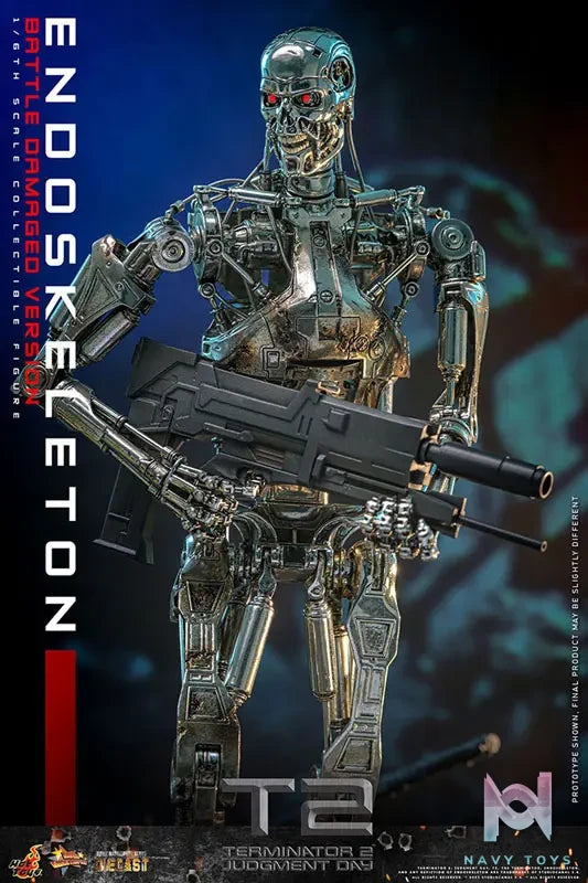 HOTTOYS – Movie Masterpiece DIECAST 1/6 Endoskeleton (Battle Damage) MMS840D77 (Licensed)