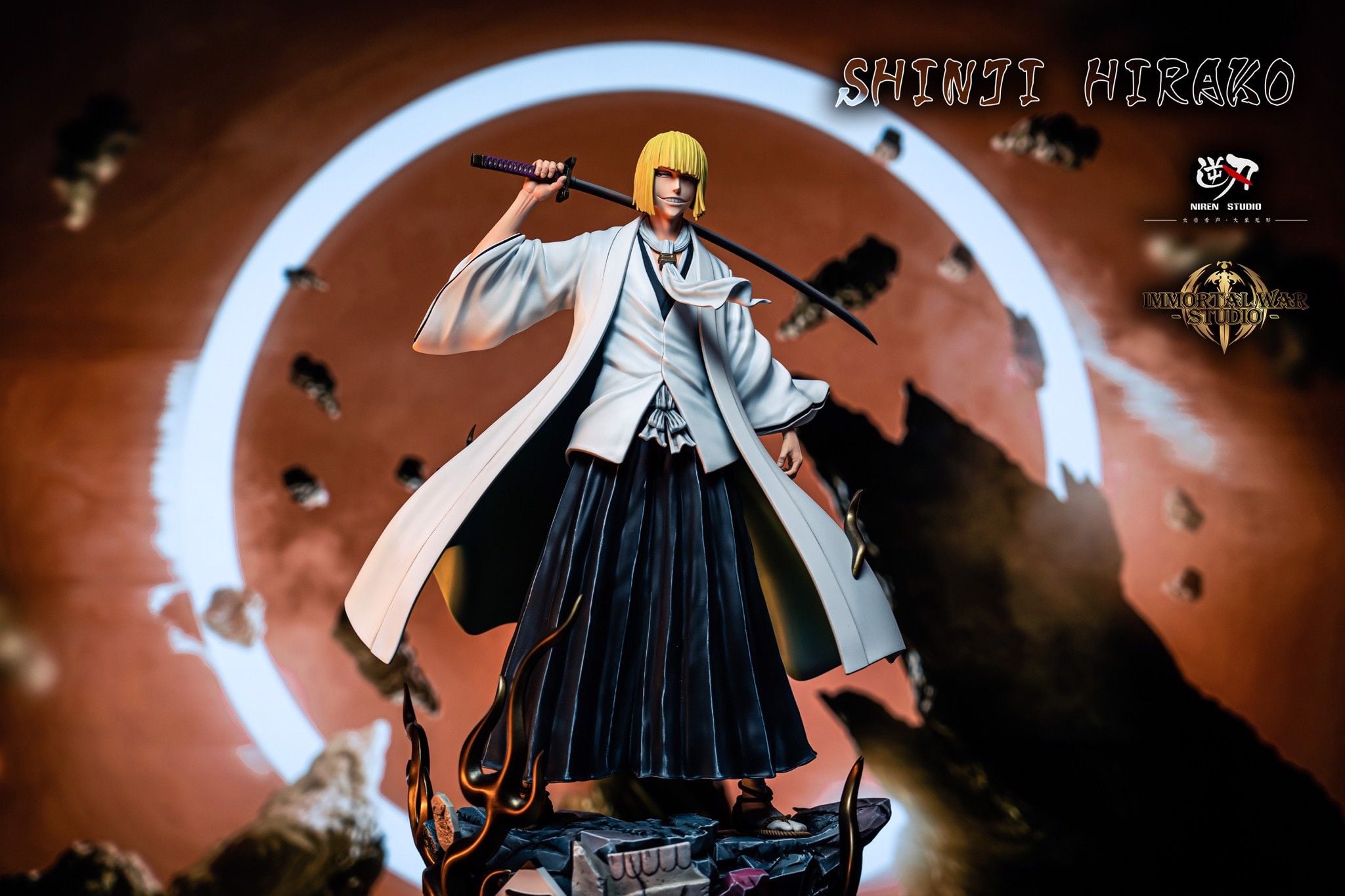 Shinji Hirako - Bleach - Niren Studio & IW Studio resin statue IW Studio x Nien Studio anime figure