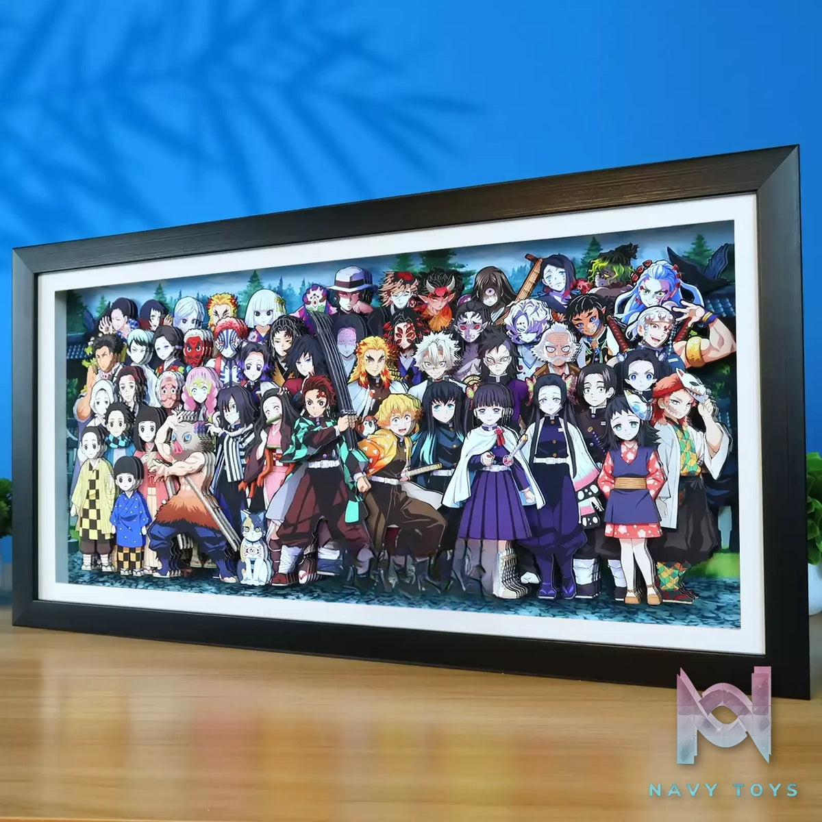 KALA HOME Studio – Demon Slayer Multiple Characters #08 3D Decorative Painting Demon Slayer