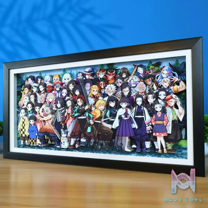 KALA HOME Studio – Demon Slayer Multiple Characters #08 3D Decorative Painting Demon Slayer