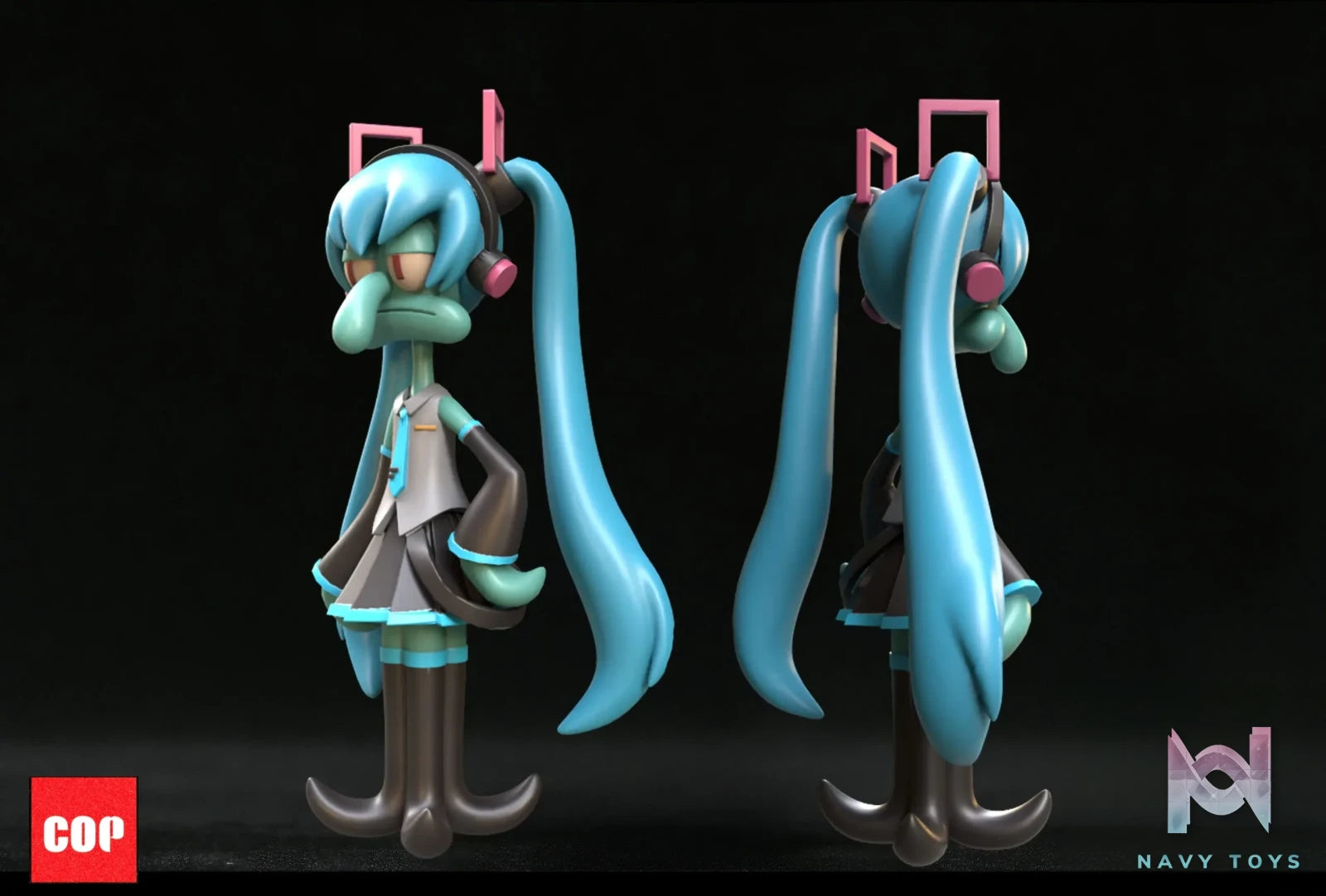 COR Studio – SpongeBob SquarePants Squidward Tentacles Miku