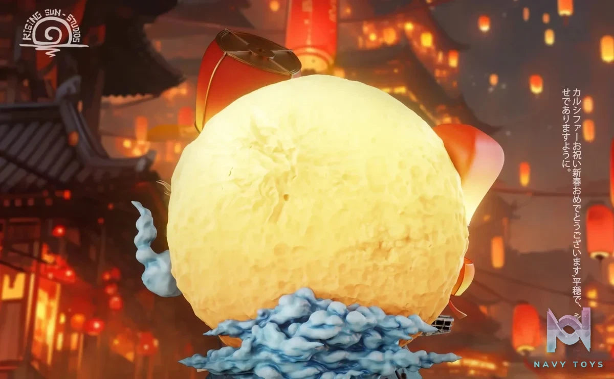 Rising Sun Studio - Howl's Moving Castle Hayao Miyazaki New Year Calcifer resin statue Navy Toys anime figure