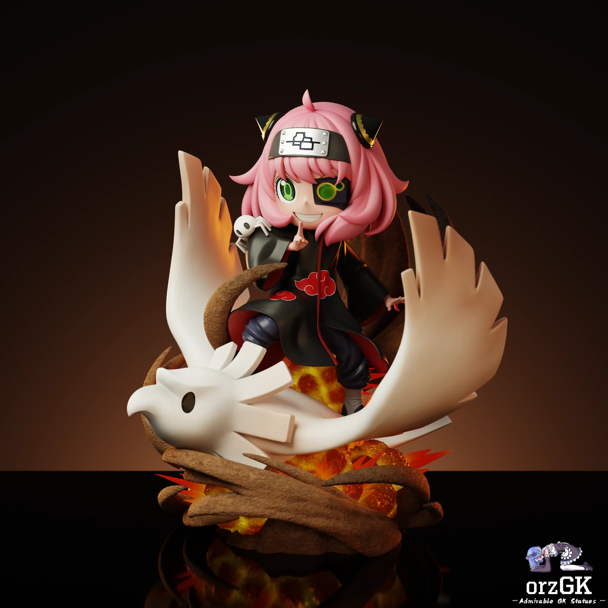 ZH Studio - Spy x Family Anya cos deidara resin statue Navy Toys anime figure