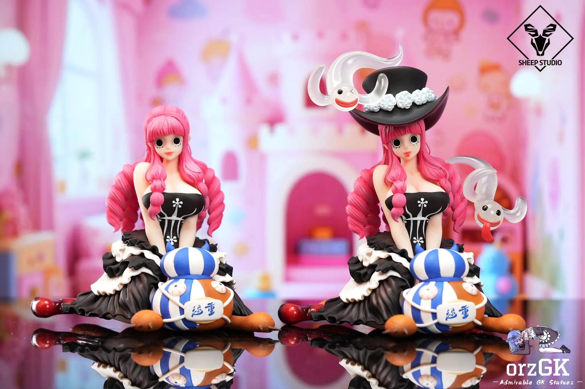 Sheep Studio - One Piece Ghost Princess Perona Sitting Model 3rd Edition resin statue Navy Toys anime figure