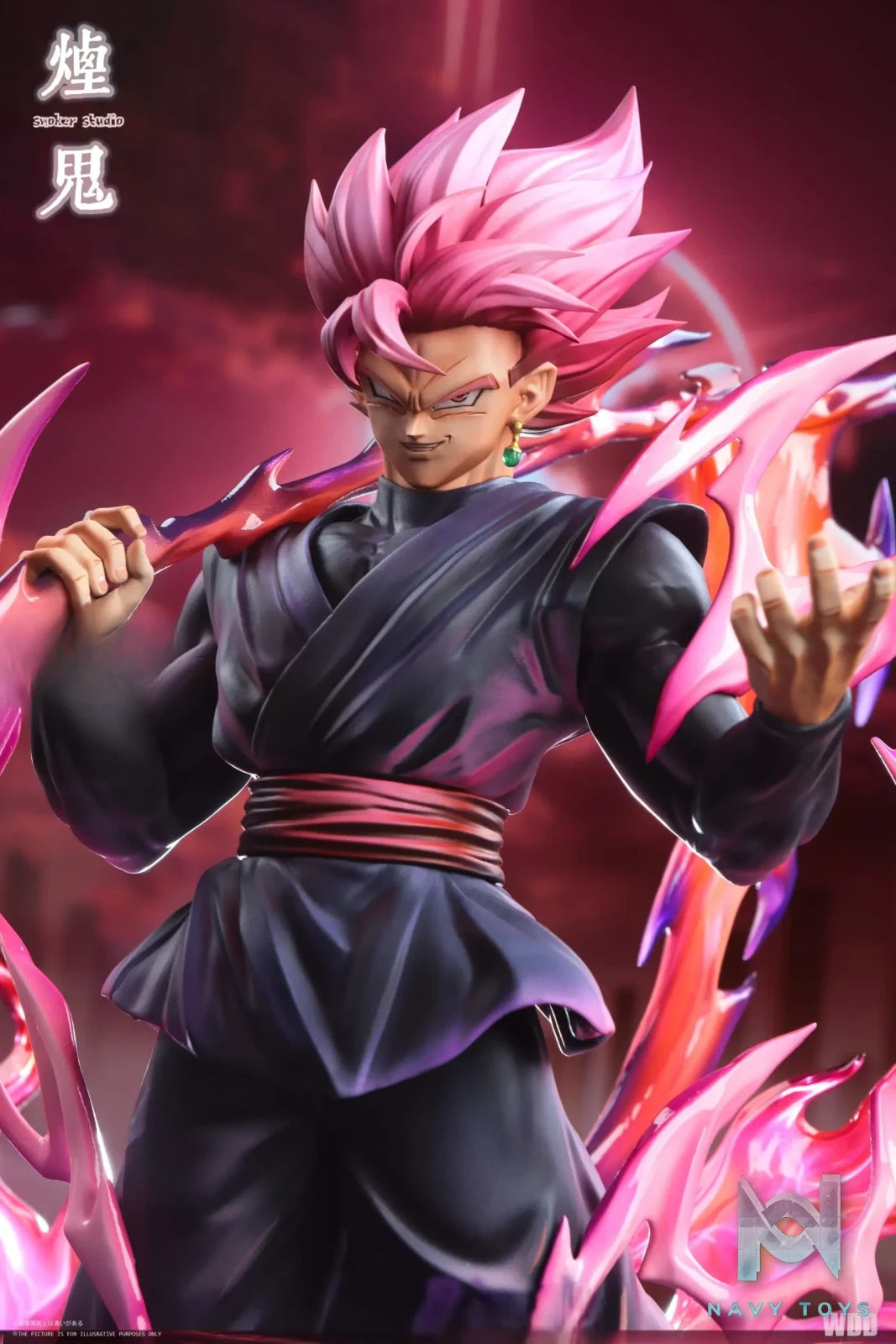SMOKER Studio – Goku Black Super Saiyan Rose Dragon Ball