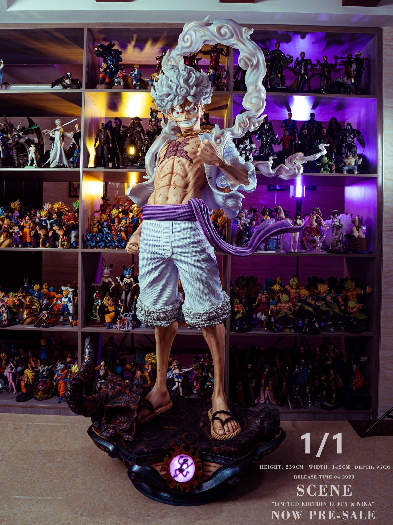 Luffy Gear 5 Nika Life Size - One Piece - SBS Studio resin statue SBS Studio anime figure