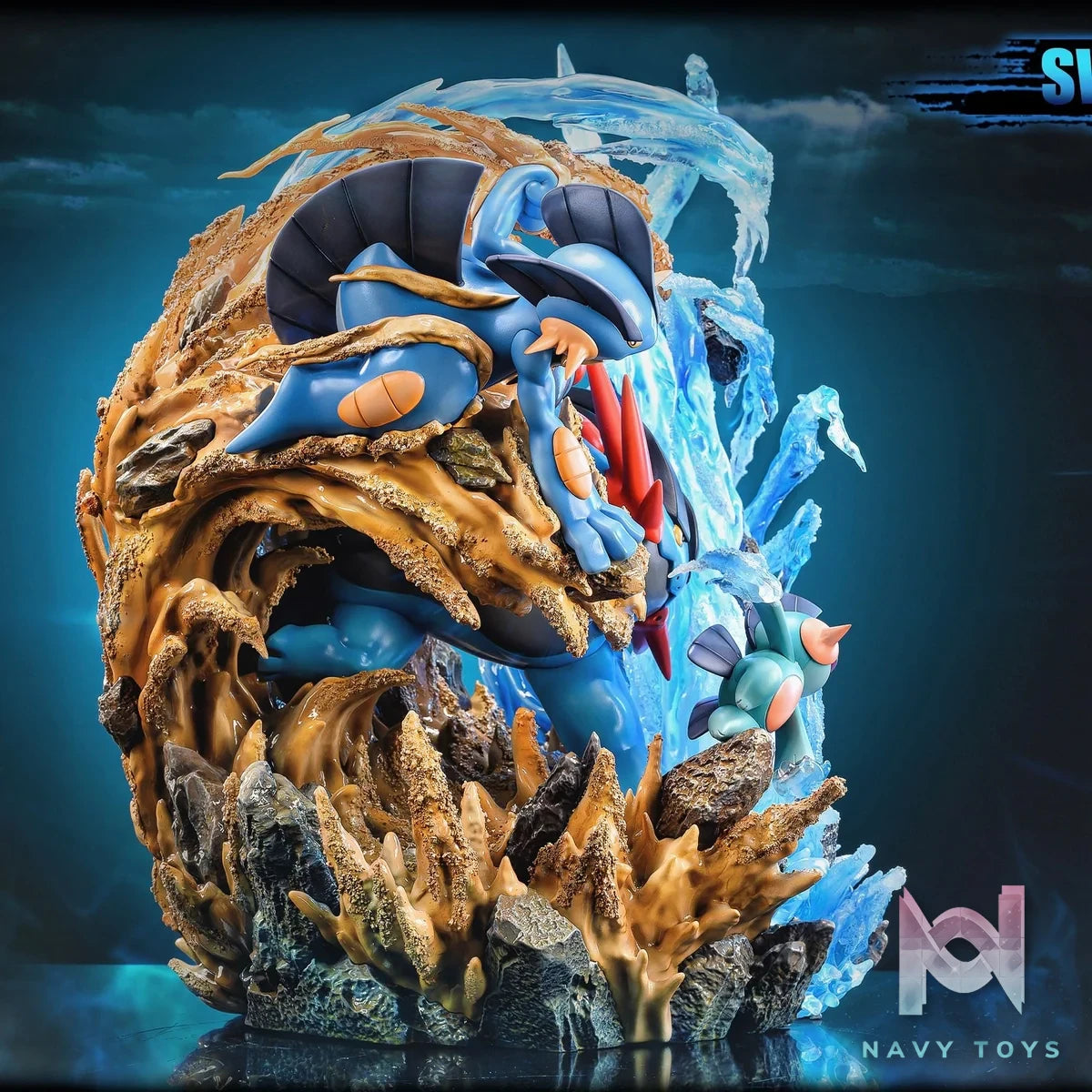 Swampert Family - Pokemon - Fantasy Studio resin statue Fantasy Studio anime figure